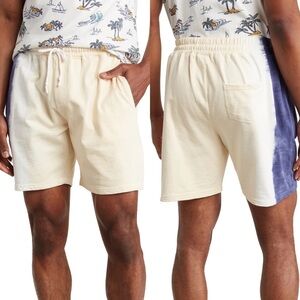 Nordstrom Sovereign Code Ryker Shorts Ecru Navy Size Medium Drawstring Elastic M